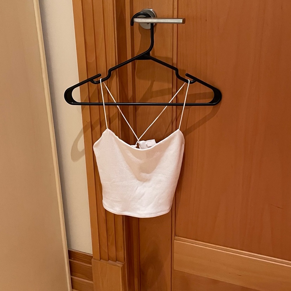 Garage open back tank top